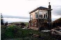 Looking north from Shankend signalbox to the former Shankend station.<br><br>[Ewan Crawford //]