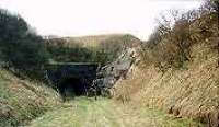 Looking north at the southern portal of Whitrope Tunnel.<br><br>[Ewan Crawford //]