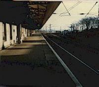 Looking east from the platform at Carstairs.<br><br>[Ewan Crawford //]
