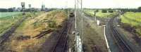 View looking north over Millerhill Marshalling Yard.<br><br>[Ewan Crawford //]