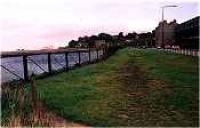 Looking east along former course of line towards Trinity.<br><br>[Ewan Crawford //]