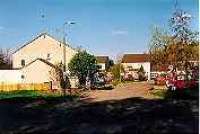 Looking north at the site of the former Polton terminus, now a housing estate.<br><br>[Ewan Crawford //]