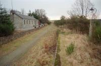 Looking north at the former Strichen station.<br><br>[Ewan Crawford //]