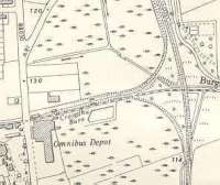 Ordnance Survey map of Burnbrae branch after doubling of the Milngavie line.<br><br>[Ewan Crawford //]