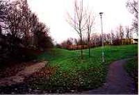 Looking south at the site of Bothwell station.<br><br>[Ewan Crawford //1997]