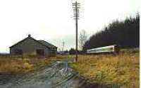 Sprinter passing Grange, view looking east.<br><br>[Ewan Crawford //]