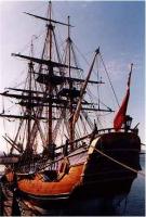 Replica of Endeavour at Customs House Quay, Greenock.<br><br>[Ewan Crawford //]