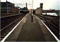 Looking west at Greenock Central station, east end of platforms.<br><br>[Ewan Crawford //]