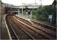 Looking west in Greenock West station.<br><br>[Ewan Crawford //]