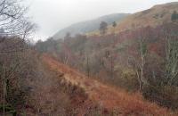 Looking north beside Gairlochy along the former trackbed of the Invergarry and Fort Augustus Railway.<br><br>[Ewan Crawford //]