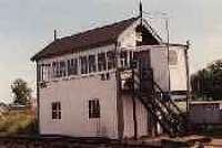 Looking south at Forres signalbox.<br><br>[Ewan Crawford //]