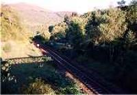 Looking south over the former Killiecrankie station.<br><br>[Ewan Crawford //]