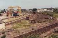 Elgin station yard viewed from the west.<br><br>[Ewan Crawford //]