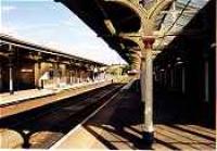 View looking east at Hexham station.<br><br>[Ewan Crawford //]