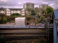 New trainwasher at Yoker depot, viewed from the south.<br><br>[Ewan Crawford //]