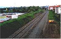 The site of Hawkhead station viewed from the east before construction of the new station commenced.<br><br>[Ewan Crawford //]