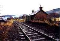 Looking east at the closed Mid Fearn Halt.<br><br>[Ewan Crawford //]