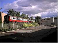 Looking south at the site of the former Partickhill goods yard, now a Sainsburys.<br><br>[Ewan Crawford //]