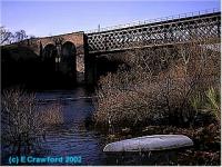 Looking west at the Oykel viaduct.<br><br>[Ewan Crawford //]