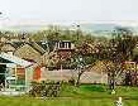 Looking east over the former Biggar station.<br><br>[Ewan Crawford //]