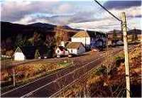 Bridge of Orchy hotel viewed from the south.<br><br>[Ewan Crawford //]