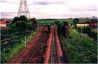 Looking south at Niddrie North Junction.<br><br>[Ewan Crawford //]
