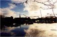 Looking east at Dumbarton across the River Leven.<br><br>[Ewan Crawford //]