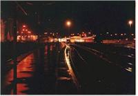 Looking south at Fort William station at night.<br><br>[Ewan Crawford //]