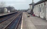 Barrhill station looking north.<br><br>[Ewan Crawford //]