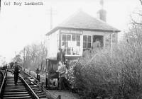 Signalbox at Ravenstonedale.<br><br>[Roy Lambeth 20/1/1962]