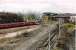 Looking south at Kingmoor Marshalling Yard. The former Border Union Railway / Waverley Route passes over the line in the distance and a Deltic heads south.<br><br>[Ewan Crawford //]