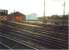 View looking east at Salkeld Street Parcels Depot from pasing train.<br><br>[Ewan Crawford //]