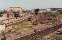 Elgin station yard viewed from the west.<br><br>[Ewan Crawford //]