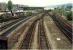 Looking north from the roadbridge at the north of Stirling station.<br><br>[Ewan Crawford //]