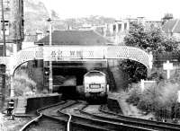 A Brush type 4 brings a westbound freight through Morningside Road station in 1971.<br><br>[John Furnevel 20/07/1971]