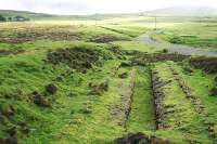 Locomotive shed with inspection pit to the east of Leadhills.<br><br>[Ewan Crawford 16/08/2004]