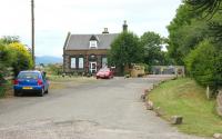 Road approach to the former station at Forteviot in July 2006.<br><br>[John Furnevel 07/07/2006]