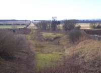 Looking west over Kirriemuir Junction.<br><br>[Bruce Dunn //]