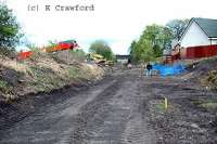 Looking south towards the site of Merryton Junction.<br><br>[Ewan Crawford 2/5/2004]