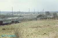 Looking west over Thornton Marshalling Yard.<br><br>[Ewan Crawford //]