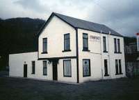 Hotel (now closed and painted green/blue) by Bowling station which was the eastern terminus of the line from Balloch.<br><br>[Ewan Crawford //]