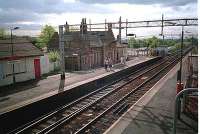 Bishopton station looking northeast. The building has been re-built since.<br><br>[Ewan Crawford //]