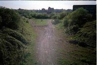 Maryhill Central Junction looking west. The line to the left goes to Botanic Gardens and on to Glasgow Central and that to the right to Partick West.<br><br>[Ewan Crawford //]