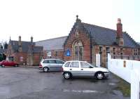 Dingwall Station frontage in November 2003.<br><br>[John Furnevel 23/11/2003]