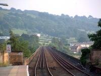 Looking south from Whalley over the viaduct.<br><br>[Ewan Crawford 03/07/2006]