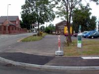 Looking north at the former Panteg and Griffithstown showing the former goods shed.<br><br>[Ewan Crawford 06/07/2006]