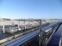 A chilly Blackridge on the morning of 12 December 2010, the first day of passenger services from the new station.  <br><br>[First ScotRail 12/12/2010]