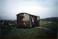 Sitting west of the station and close by the former signalbox was this wagon, in other uses.<br><br>[Ewan Crawford //1987]