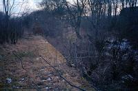 The never used Glenfield station looking east to Blackbyres Junction.<br><br>[Ewan Crawford //1987]