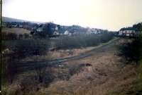 Looking east at the Torrance station. This had a single platform.<br><br>[Ewan Crawford //1987]